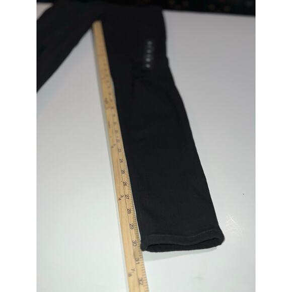 Express women’s NWOT black high rise stretch distressed jean legging - Picture 6 of 11
